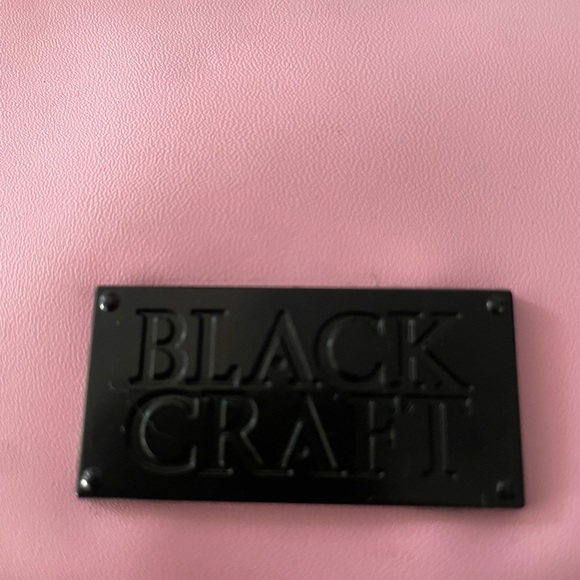 BLACKCRAFT CULT PINK GOTH CROSSBODY BAG Missing Heavy Chain Handle - Picture 2 of 13